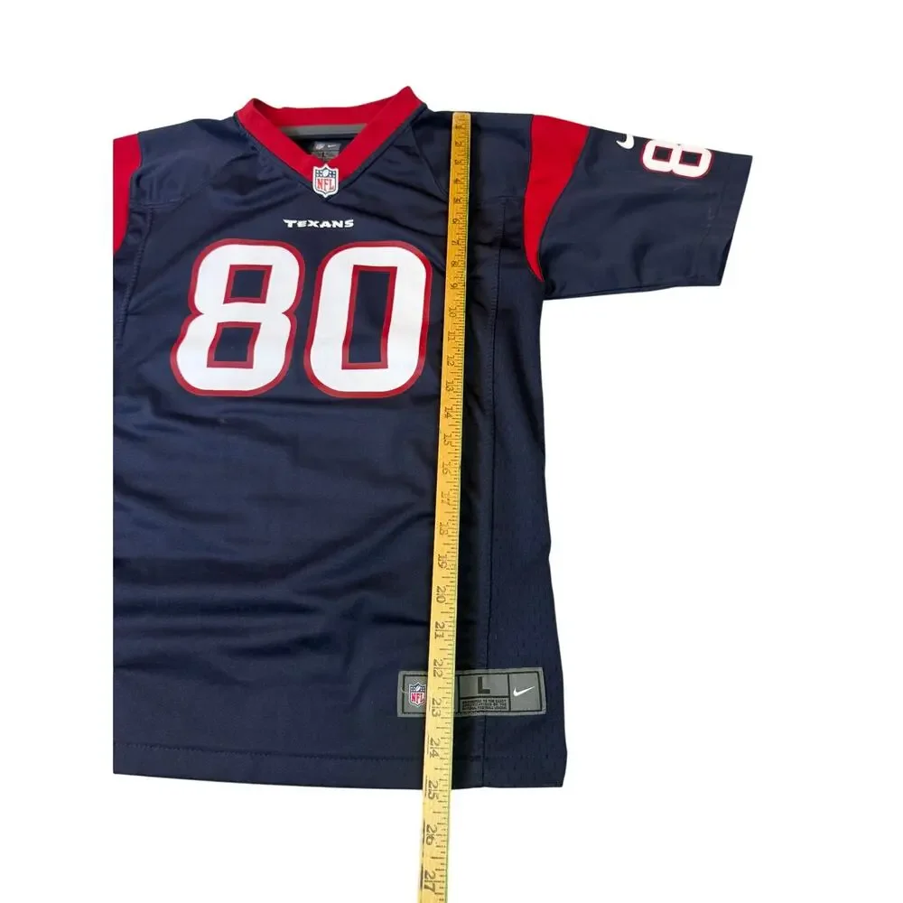 Nike Houston Texans Andre Johnson #80 Youth Large Jersey NFL Football